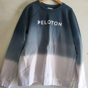 Peloton Women's Navy to White Ombre Crewneck Sweatshirt